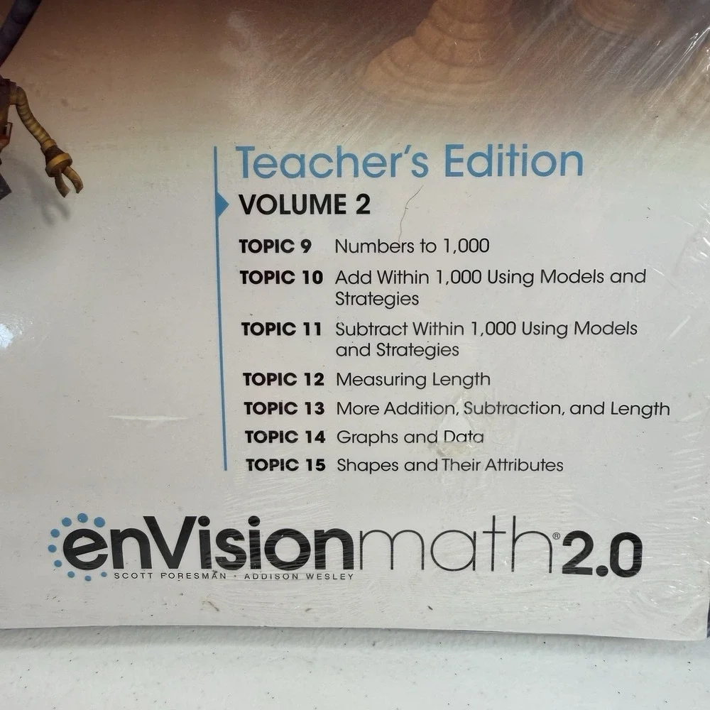 Envision Math 2.0 Grade 2 Teachers Edition Program Overview Volume 2 Topics 9-15
